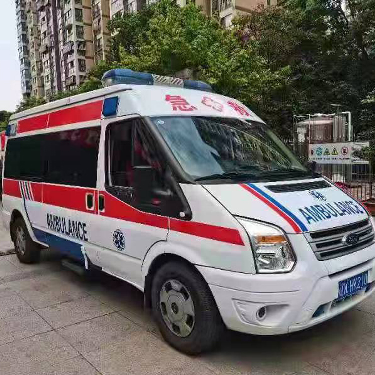 赣榆长途救护车护送病人返乡